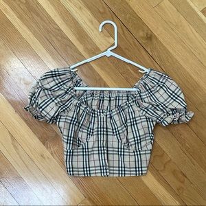 Burberry Cropped Top